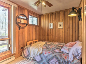 Walk to Big Bass Lake: Family Home w/ Deck!
