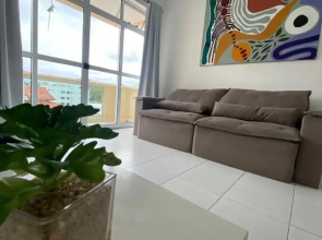 Lindo Apto 2 quartos c/suíte de frente na prainha!