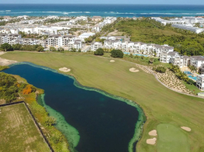 Unique Pool & Golf view retreat 1BR at Cana Pearl