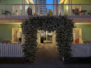 Seashell Village Resort near the beach with kitchens