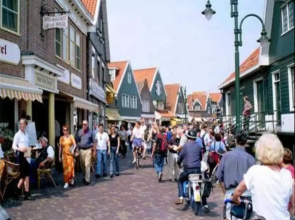 Houseboat in Volendam Near Fort Edam