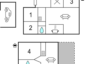 Nice Home in Dagebüll With 4 Bedrooms and Wifi