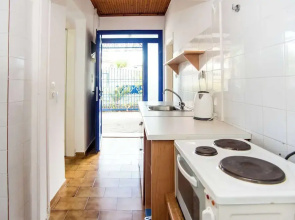Blue White Apartments - Traditional Village House