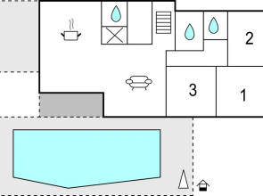 Awesome Apartment in Podstrana With Outdoor Swimming Pool, Wifi and 3 Bedrooms