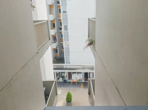 Cozy And Minimalist Studio (No Kitchen) At Aeropolis Apartment