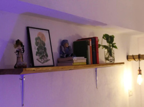 Handcrafted wooden apartment