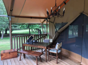 GIFFORD private Island GLAMPING boat ride included