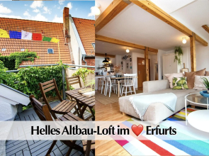 Schickes 80m2 Maisonette-Loft in zentraler Lage Erfurts mit Balkon