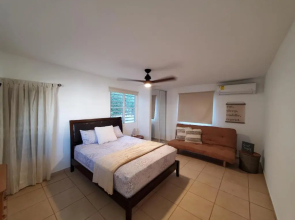 Aguadilla Waves Apt with electricity water AC WIFI 8 minute walk from Crashboat beach