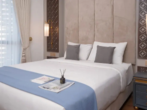 Warm Living 3BR at Sky House BSD Apartment