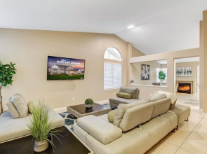 Sunny Heated Pool Retreat Near Las Vegas 1-story 3 Bedrooms Fully Equipped Island Kitchen