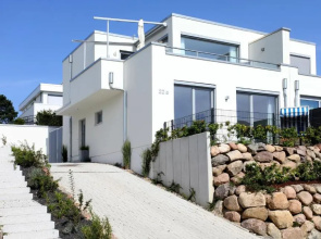 Villa Sonneninsel F634 über zwei Etagen mit Kamin, Sauna und zwei Terrassen