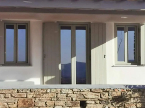 2 bedrooms house with sea view and enclosed garden at Antiparos 1 km away from the beach