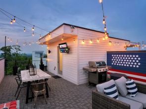 Ultimate Rooftop Double Games BBQ Skyline Views
