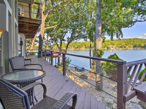Private Fire Pit & Dock: Lakefront Missouri Home