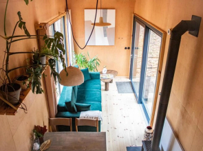 A holiday home in the woods for 4 people.