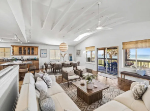 Oceanfront Steps to Sand Deck Pets Welcome