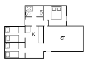 6 Person Holiday Home in Hemmet