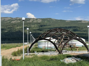 Юмарт озеро Талкас База семейного отдыха