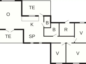 6 Person Holiday Home in Henne-by Traum