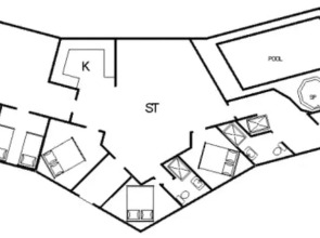 14 Person Holiday Home in Blavand