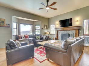 Partial Lake Arrowhead View: Cabin w/ Game Room!