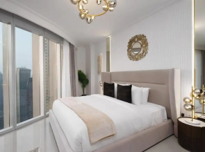 Ultra Chic High-floor Apt w Direct Burj Khalifa Fountains Views