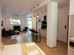 Modern 2bed 2bath Loft in Acropolis area