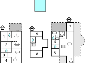 Nice Home in Tribunj With Wifi, 9 Bedrooms and Outdoor Swimming Pool