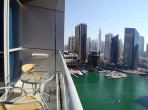 Contemporary One Bedroom with Full Marina View