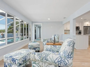 Water Front Private Pool Spa Home With Boat Docking Available 4 Bedroom Home by RedAwning