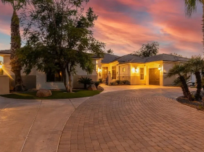Immense Chandler 5 Bedroom Home Sleeps 10 Comfortably! Game Room Putting Green, Heated Pool and Spa. by RedAwning