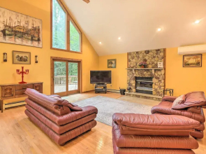 Fire Pit, Indoor Pool Access: Big Bass Lake Cabin