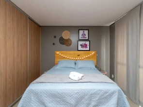 Flat no 6 andar do Edifício The Expression - Setor Bueno - TH608