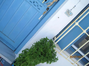 One bedroom house with city view furnished terrace and wifi at Skyros 4 km away from the beach