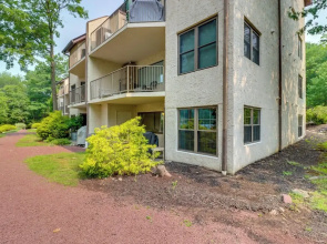 Steps to Shore: Scenic Big Boulder Lake Condo!