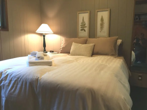 Snowline Cabin #98 A pet Friendly Cabin With a Wood Stove, hot tub and Wifi!