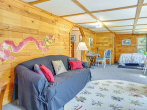 Fire Pit & Decks: Creekside Cabin in Robbinsville