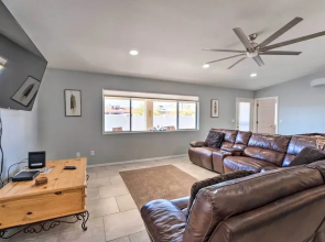 Patio + Fire Pit: Central Home in Lake Havasu City
