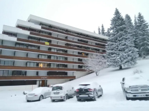 Le Flocon-Studio cabine-Balcon 4-6 Pers à 100m des pistes
