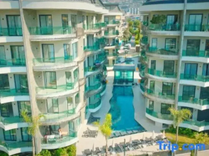 Apartment 1+1 Qoople Legend C8 100 meters from the sea