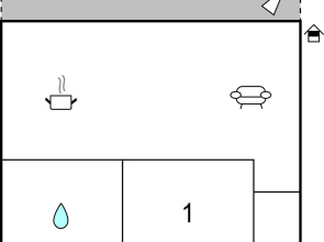 Beautiful Apartment in Kastel Luksic With 1 Bedrooms and Wifi