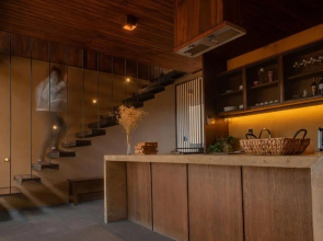 Cabaña de lujo con cocina totalmente equipada y comoda con Tina