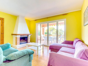 Villa With 3 Bedrooms in Llucmajor, With Wonderful sea View, Private Pool, Enclosed Garden Near the Beach