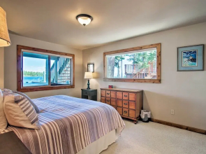 Dock Access & Hot Tub: Waterfront Meeks Bay Home