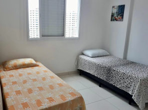 M081 - Apartamento com sacada gourmet e vista para o mar