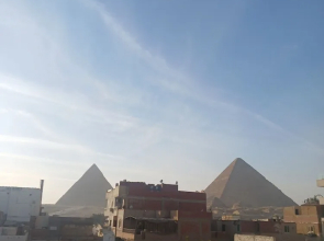Pyramids home stay view