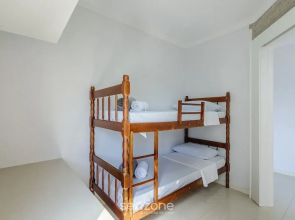 Apto c/ Churrasqueira a 240m da Praia LUP0302