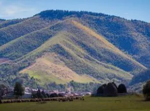 Picturesque Village in Transylvania