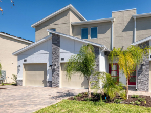 Chic home with themed bedroom  and game room in resort-style area near Disney